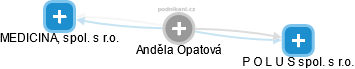 Anděla Opatová - Vizualizace  propojení osoby a firem v obchodním rejstříku