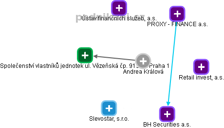 Andrea Králová - Vizualizace  propojení osoby a firem v obchodním rejstříku