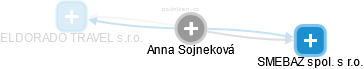  Anna S. - Vizualizace  propojení osoby a firem v obchodním rejstříku