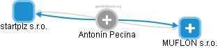 Antonín Pecina - Vizualizace  propojení osoby a firem v obchodním rejstříku
