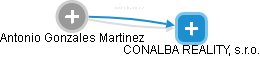  Gonzales A. - Vizualizace  propojení osoby a firem v obchodním rejstříku