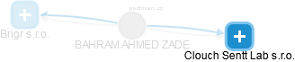BAHRAM AHMED ZADE - Vizualizace  propojení osoby a firem v obchodním rejstříku