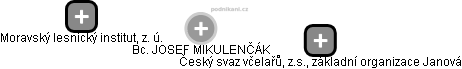 JOSEF MIKULENČÁK - Vizualizace  propojení osoby a firem v obchodním rejstříku