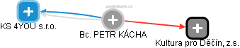 PETR KÁCHA - Vizualizace  propojení osoby a firem v obchodním rejstříku