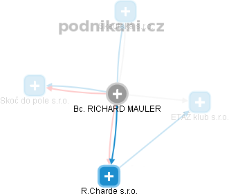 RICHARD MAULER - Vizualizace  propojení osoby a firem v obchodním rejstříku