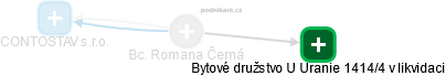  Romana Č. - Vizualizace  propojení osoby a firem v obchodním rejstříku