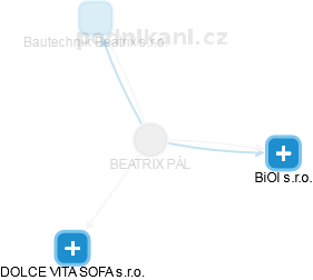 BEATRIX PÁL - Vizualizace  propojení osoby a firem v obchodním rejstříku