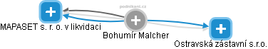 Bohumír Malcher - Vizualizace  propojení osoby a firem v obchodním rejstříku
