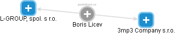 Boris Licev - Vizualizace  propojení osoby a firem v obchodním rejstříku