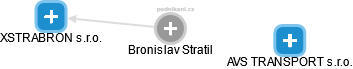  Bronislav S. - Vizualizace  propojení osoby a firem v obchodním rejstříku