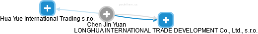 Chen Jin Yuan - Vizualizace  propojení osoby a firem v obchodním rejstříku
