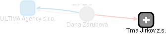  Dana Z. - Vizualizace  propojení osoby a firem v obchodním rejstříku