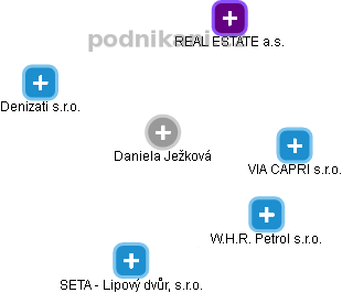Daniela Ježková - Vizualizace  propojení osoby a firem v obchodním rejstříku