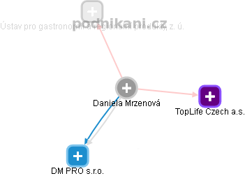 Daniela Mrzenová - Vizualizace  propojení osoby a firem v obchodním rejstříku