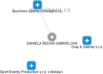 DANIELA ŠEDIVÁ GABRIELOVÁ - Vizualizace  propojení osoby a firem v obchodním rejstříku