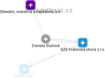 Daniela Slušová - Vizualizace  propojení osoby a firem v obchodním rejstříku
