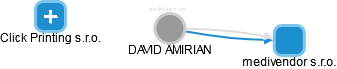  Amirian D. - Vizualizace  propojení osoby a firem v obchodním rejstříku