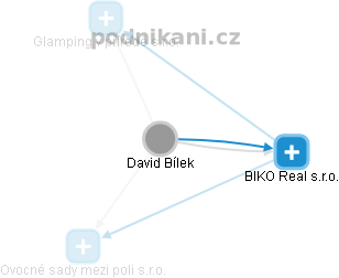  David Bílek - Vizualizace  propojení osoby a firem v obchodním rejstříku