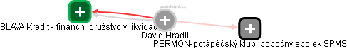 David Hradil - Vizualizace  propojení osoby a firem v obchodním rejstříku