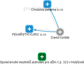 David Koriták - Vizualizace  propojení osoby a firem v obchodním rejstříku