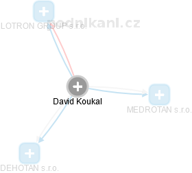 David Koukal - Vizualizace  propojení osoby a firem v obchodním rejstříku