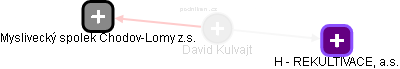 David Kulvajt - Vizualizace  propojení osoby a firem v obchodním rejstříku