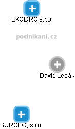 David Lesák - Vizualizace  propojení osoby a firem v obchodním rejstříku
