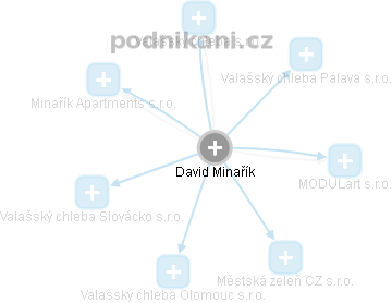 David Minařík - Vizualizace  propojení osoby a firem v obchodním rejstříku