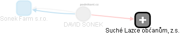  DAVID SONEK - Vizualizace  propojení osoby a firem v obchodním rejstříku