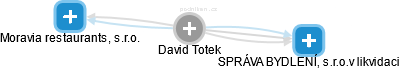 David Totek - Vizualizace  propojení osoby a firem v obchodním rejstříku