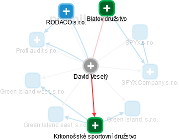 David Veselý - Vizualizace  propojení osoby a firem v obchodním rejstříku
