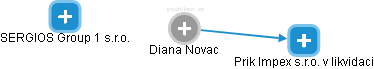 Diana Novac - Vizualizace  propojení osoby a firem v obchodním rejstříku