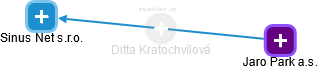 Ditta Kratochvílová - Vizualizace  propojení osoby a firem v obchodním rejstříku