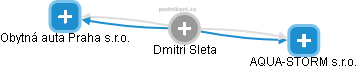 Dmitri Sleta - Vizualizace  propojení osoby a firem v obchodním rejstříku