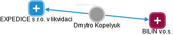Dmytro Kopelyuk - Vizualizace  propojení osoby a firem v obchodním rejstříku
