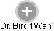Birgit Wahl - Vizualizace  propojení osoby a firem v obchodním rejstříku