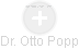Otto Popp - Vizualizace  propojení osoby a firem v obchodním rejstříku