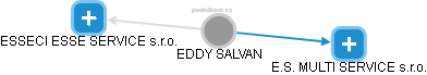 EDDY SALVAN - Vizualizace  propojení osoby a firem v obchodním rejstříku