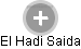 El Hadi Saida - Vizualizace  propojení osoby a firem v obchodním rejstříku