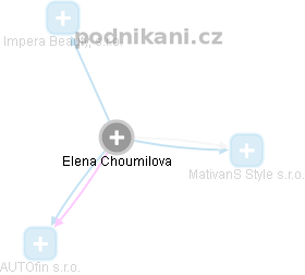Elena Choumilova - Vizualizace  propojení osoby a firem v obchodním rejstříku