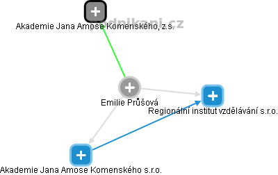 Emilie Průšová - Vizualizace  propojení osoby a firem v obchodním rejstříku