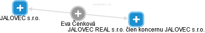  Eva Č. - Vizualizace  propojení osoby a firem v obchodním rejstříku