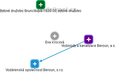 Eva Krocová - Vizualizace  propojení osoby a firem v obchodním rejstříku
