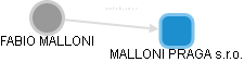 FABIO MALLONI - Vizualizace  propojení osoby a firem v obchodním rejstříku