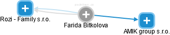 Farida Bitkolova - Vizualizace  propojení osoby a firem v obchodním rejstříku