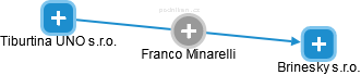 Franco Minarelli - Vizualizace  propojení osoby a firem v obchodním rejstříku