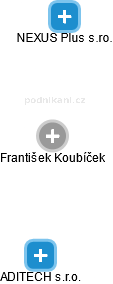 František Koubíček - Vizualizace  propojení osoby a firem v obchodním rejstříku