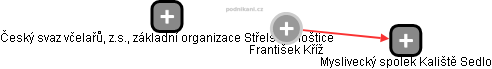 František Kříž - Vizualizace  propojení osoby a firem v obchodním rejstříku