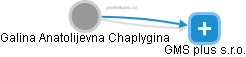 Galina Anatolijevna Chaplygina - Vizualizace  propojení osoby a firem v obchodním rejstříku