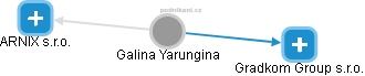 Galina Yarungina - Vizualizace  propojení osoby a firem v obchodním rejstříku